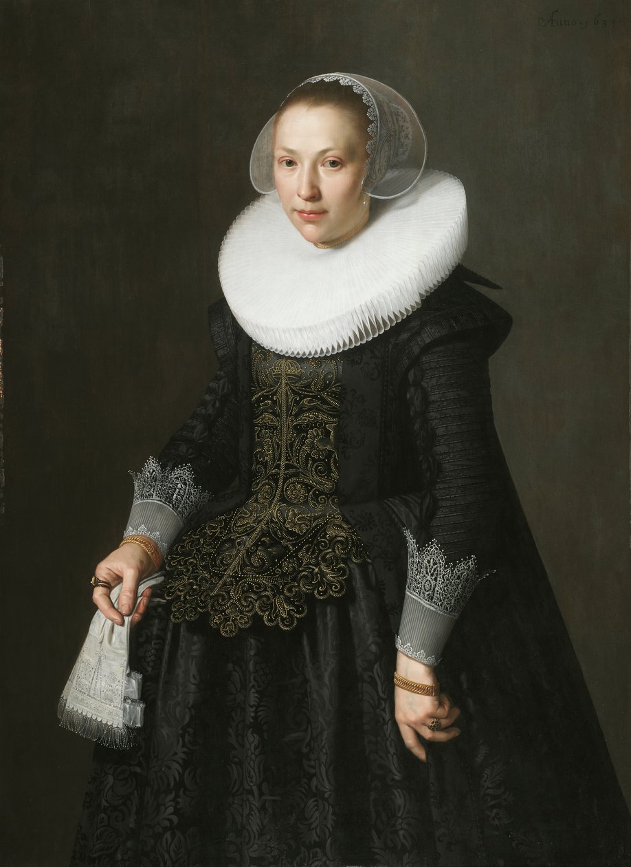 Retrato de una dama, c.1630 de Nicolaes 1590 1653 Eliasz