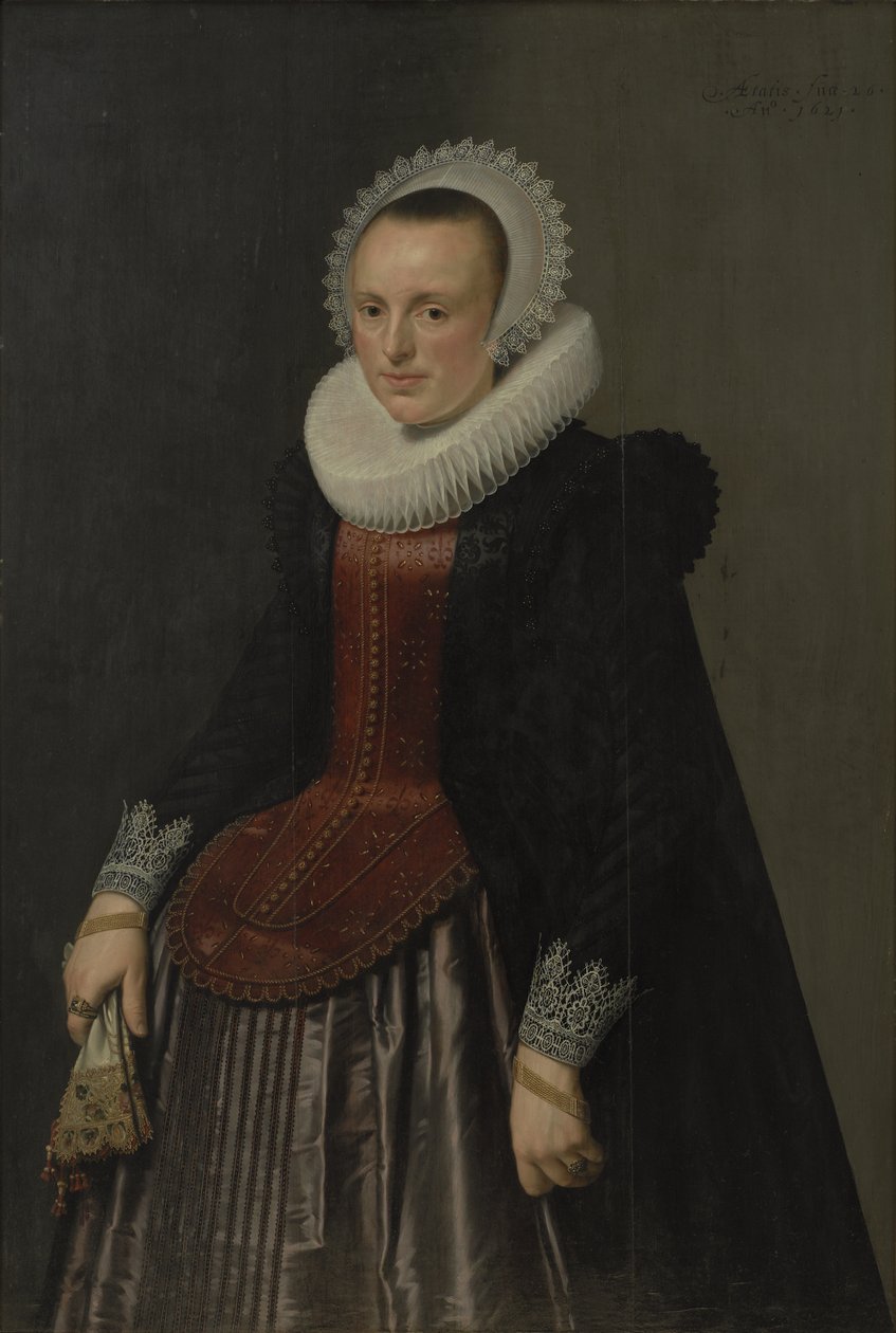 Retrato de una dama de Nicolaes Eliasz. Pickenoy