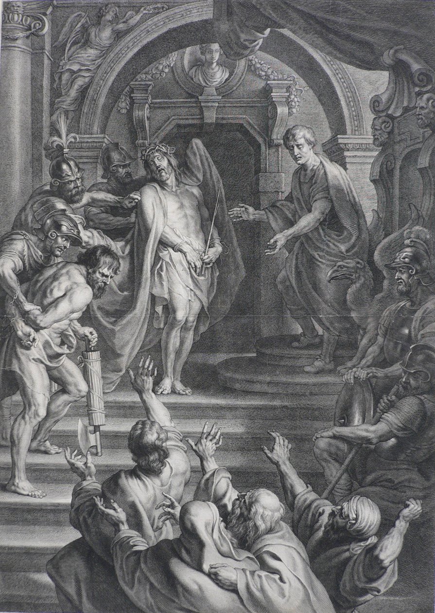 Ecce Homo, según Peter Paul Rubens de Nicolaes Lauwers