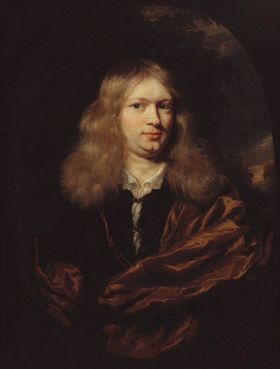 Retrato de un joven de Nicolaes Maes