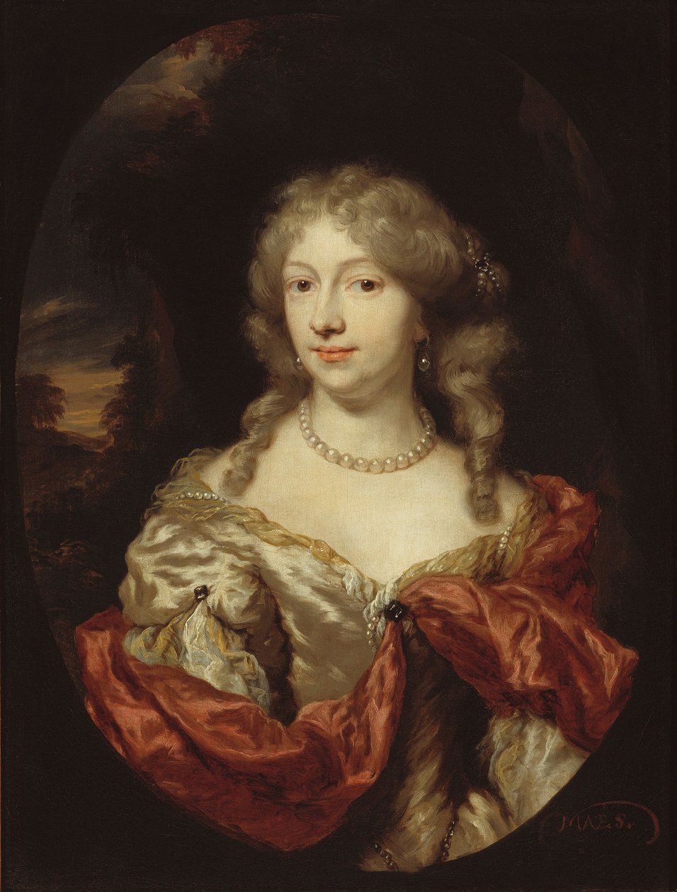 Retrato de una joven dama de Nicolaes Maes