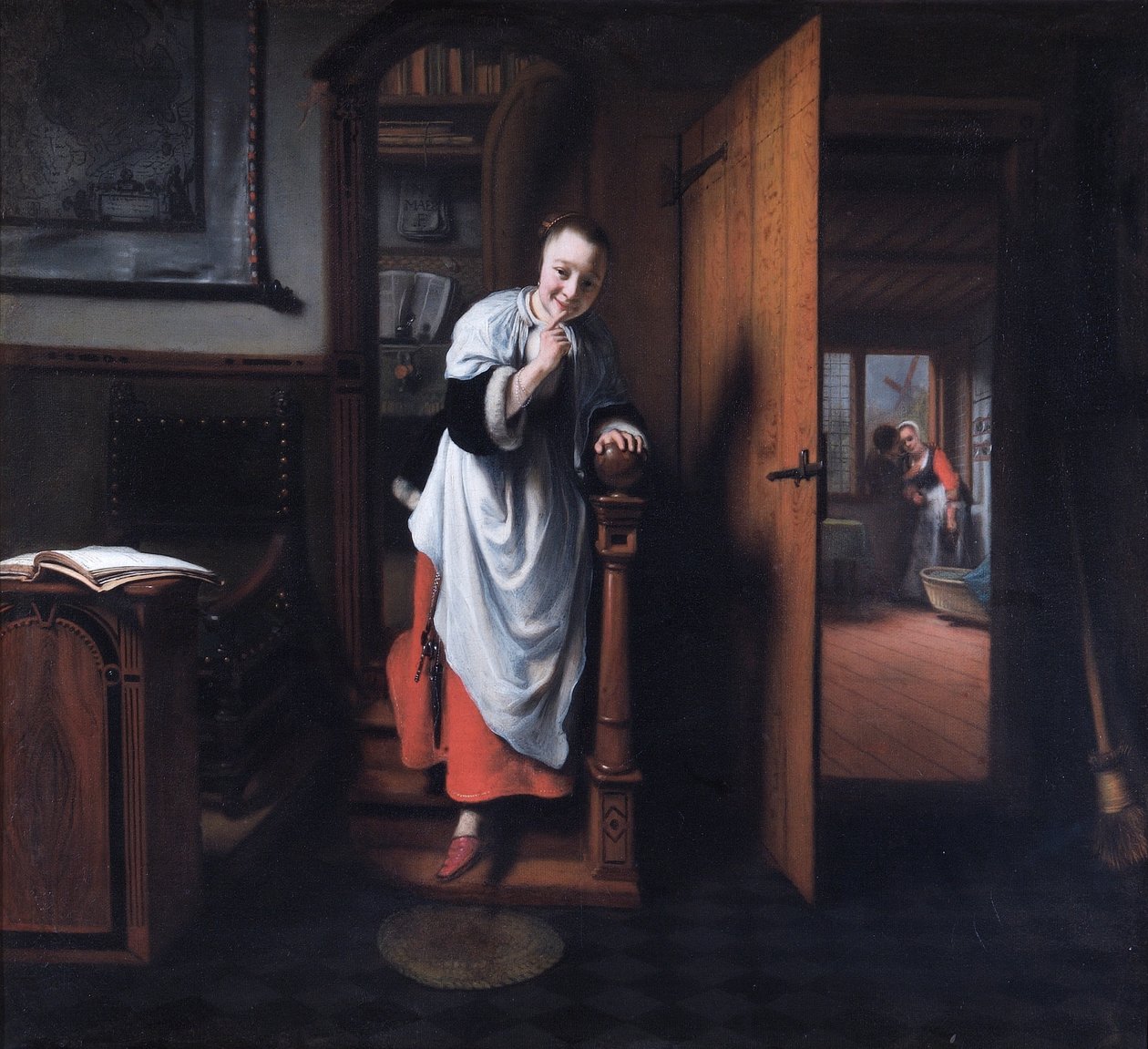 El fisgón de Nicolaes Maes