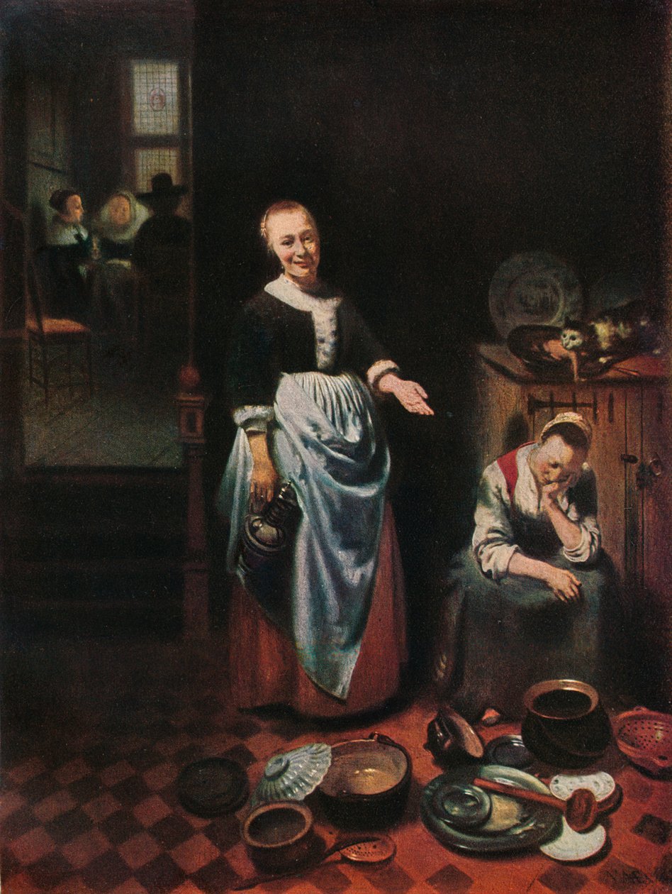 El sirviente ocioso, 1655 de Nicolaes Maes