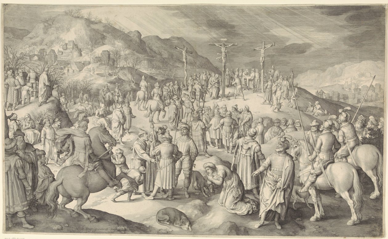 Cristo en la cruz de Nicolaes de Bruyn