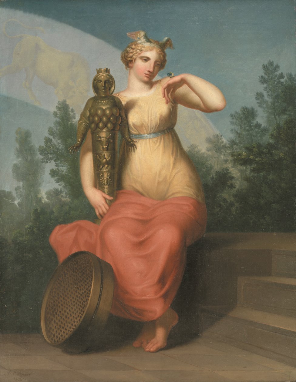 Filosofía. Figura alegórica. de Nicolai Abildgaard