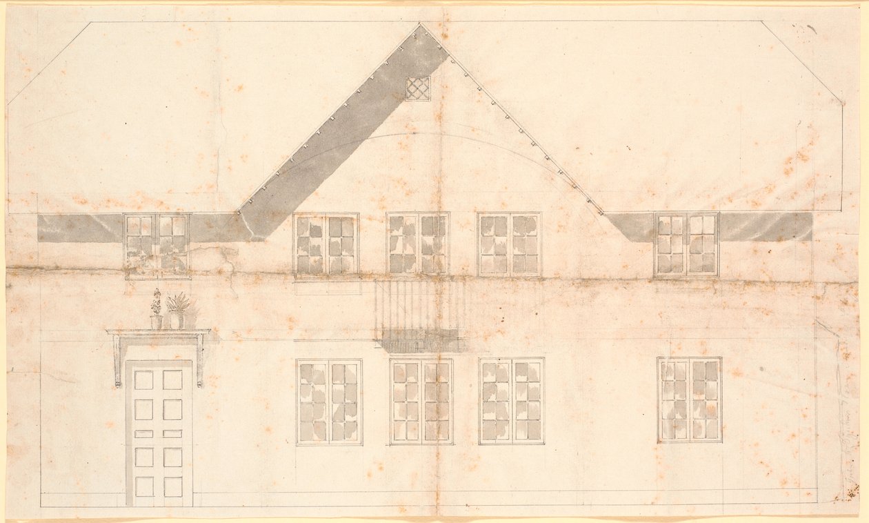 Fachada de Spurveskjul de Nicolai Abildgaard