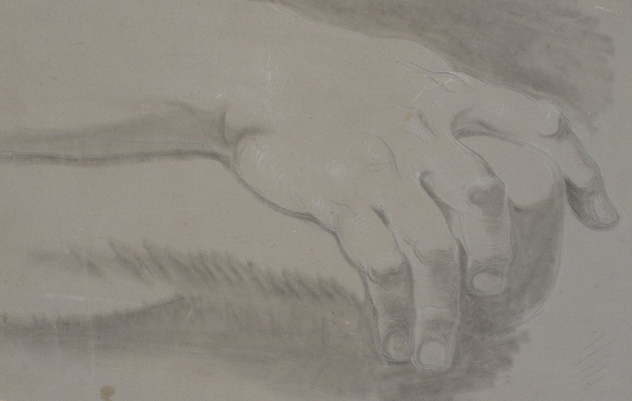 Estudio de una mano de Nicolai Abildgaard