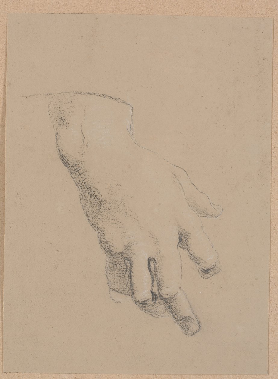 Estudio de una mano de Nicolai Abildgaard