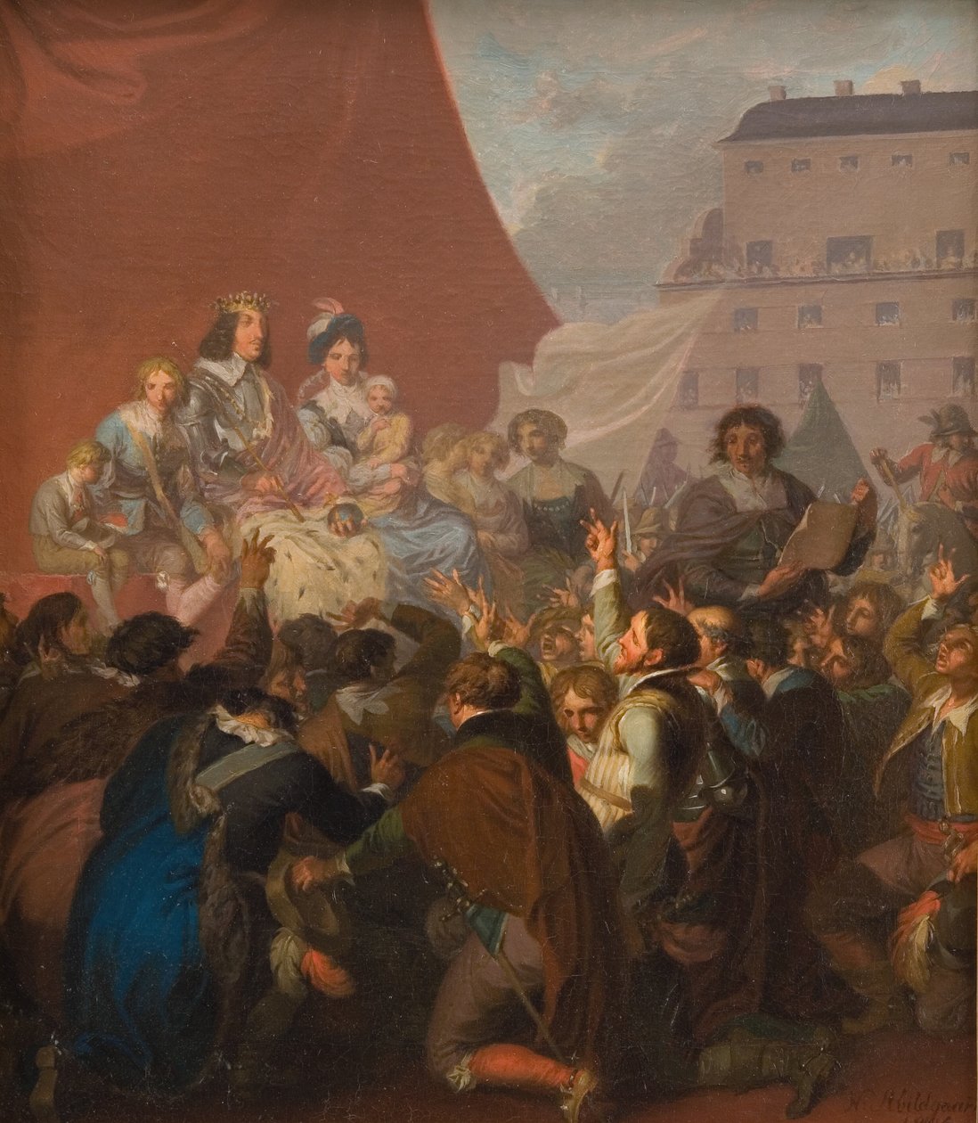 El juramento de lealtad en 1660 de Nicolai Abildgaard