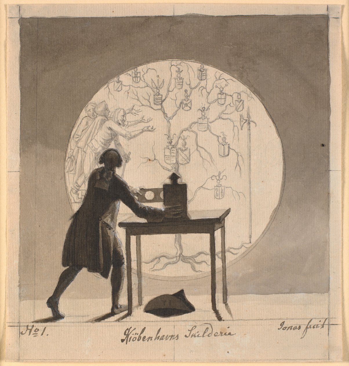 Laterna Magica, 1786-1788 de Nicolai Abraham Abildgaard
