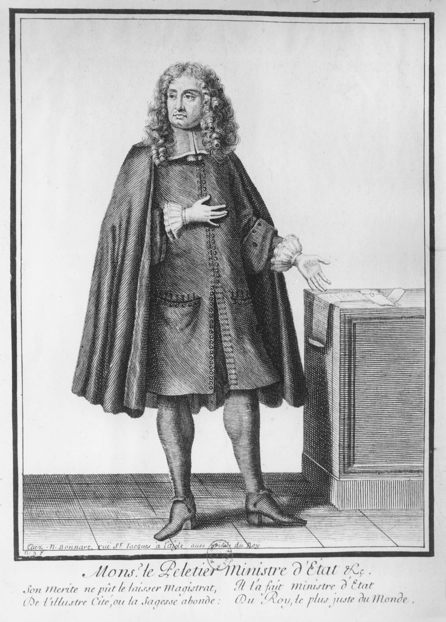 Claude Le Peletier de Nicolas Bonnart