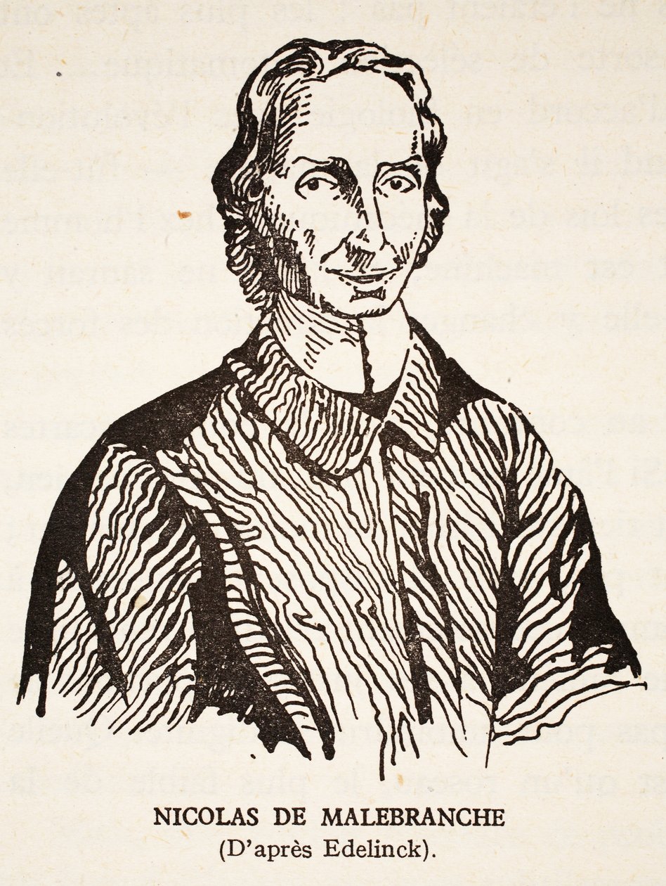 Nicolás de Malebranche de Nicolas Etienne Edelinck