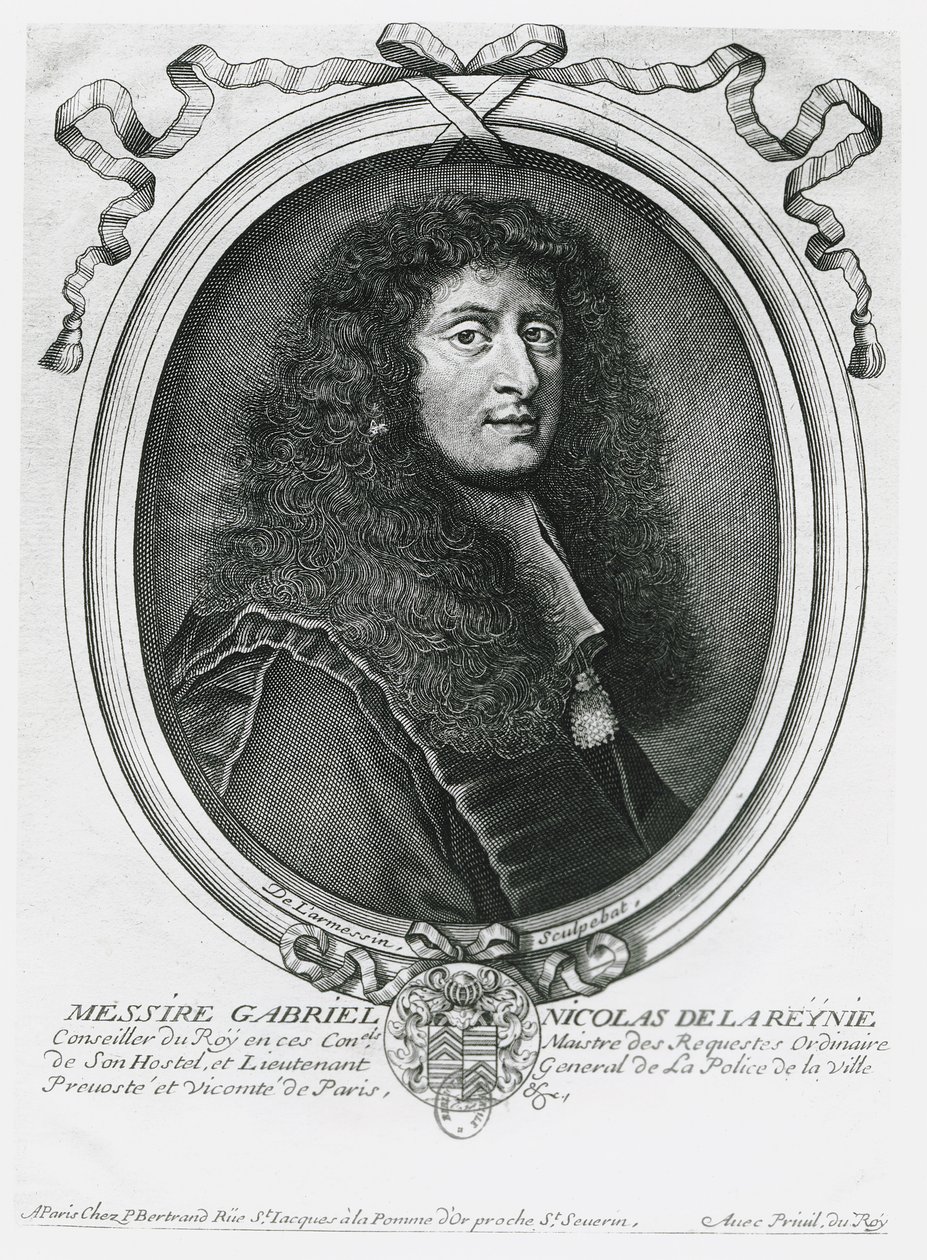 Gabriel Nicolas de la Reynie de Nicolas II de Larmessin
