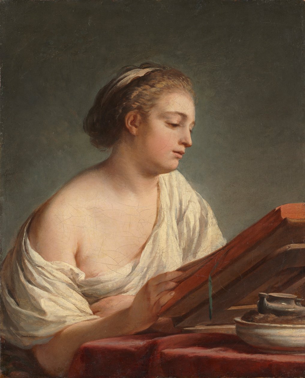 Mujer leyendo de Nicolas Bernard Lepicie