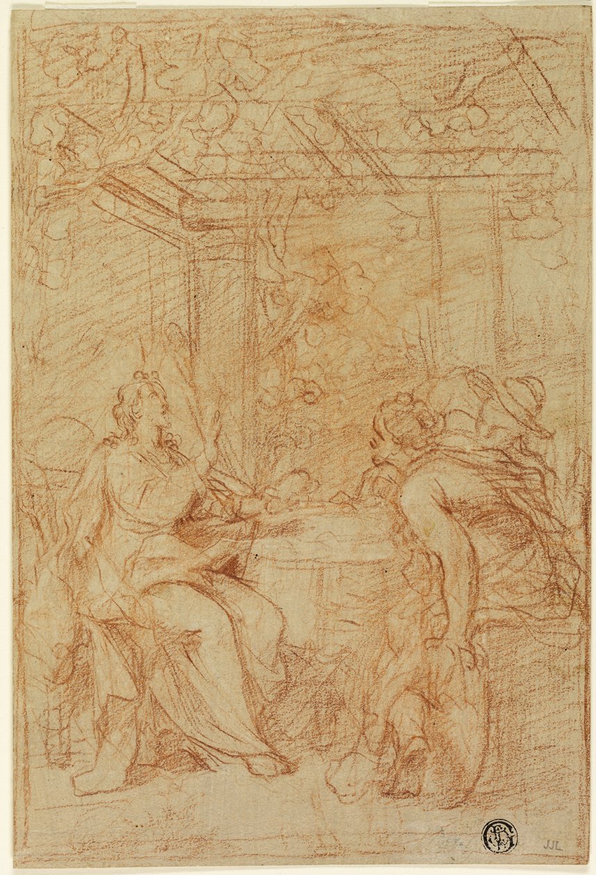 Cena de Emaús de Nicolas Bertin