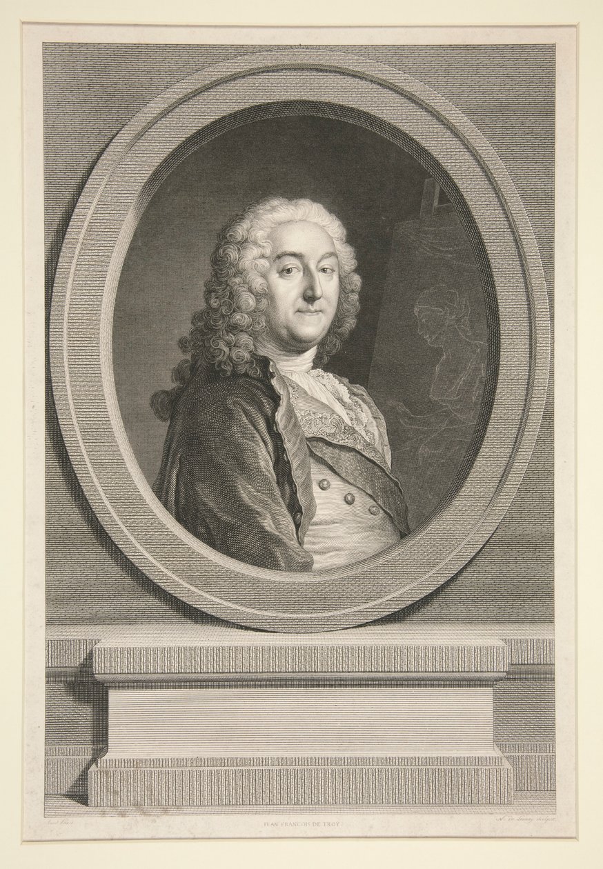 Retrato de Jean-François de Troy de Nicolas Delaunay