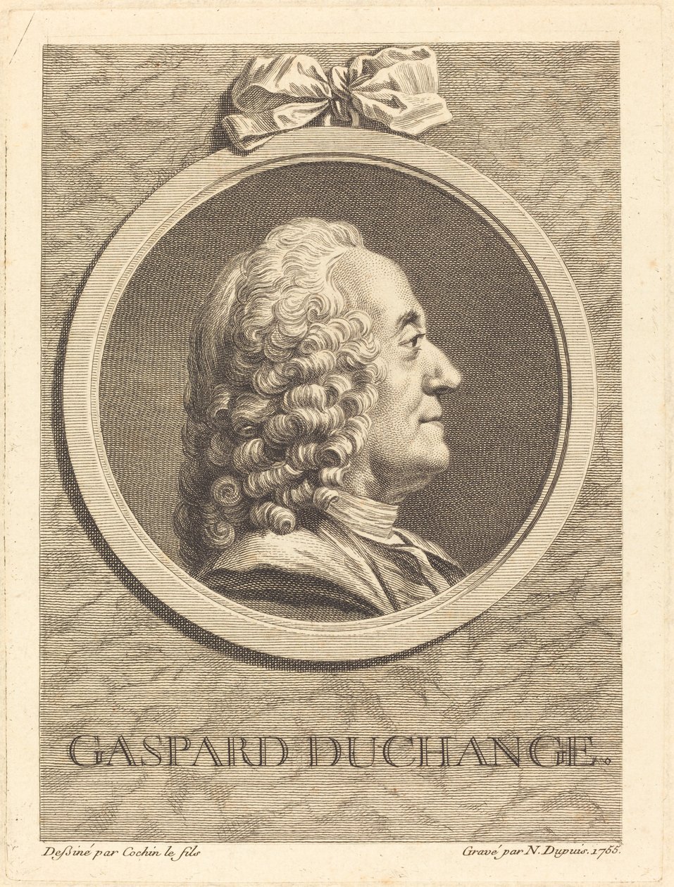 Gaspard Duchange de Nicolas Gabriel Dupuis after Charles Nicolas Cochin II