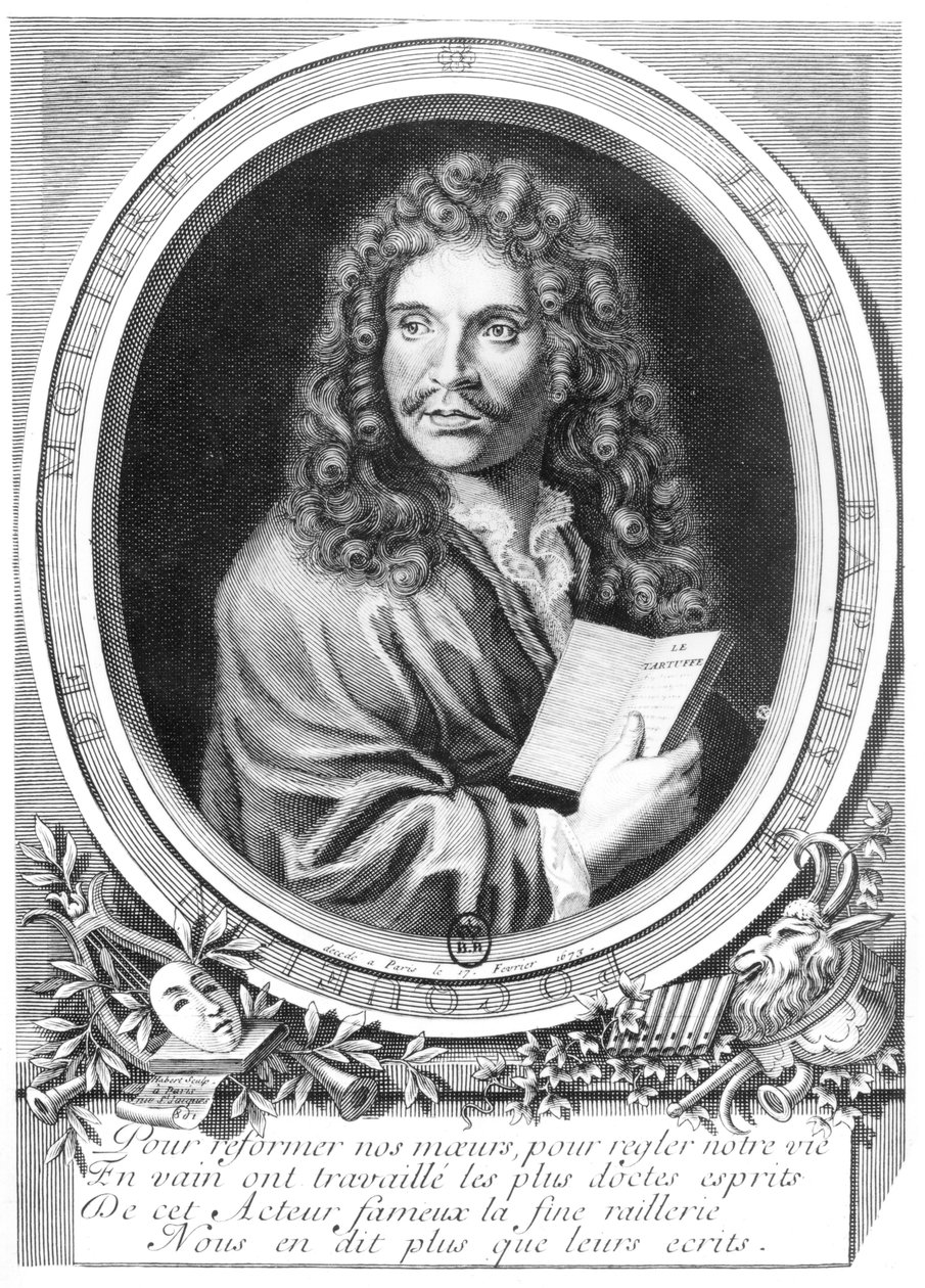 Retrato de Molière de Nicolas Habert