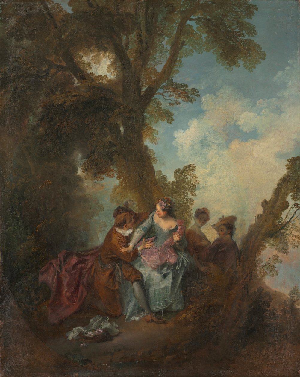 Declaración de amor, c. 1720 de Nicolas Lancret