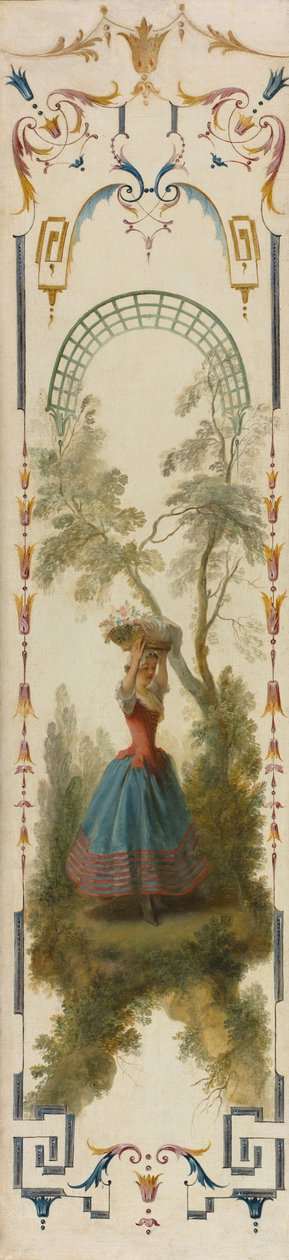 Horticultura, c.1723-27 (óleo sobre lienzo) de Nicolas Lancret
