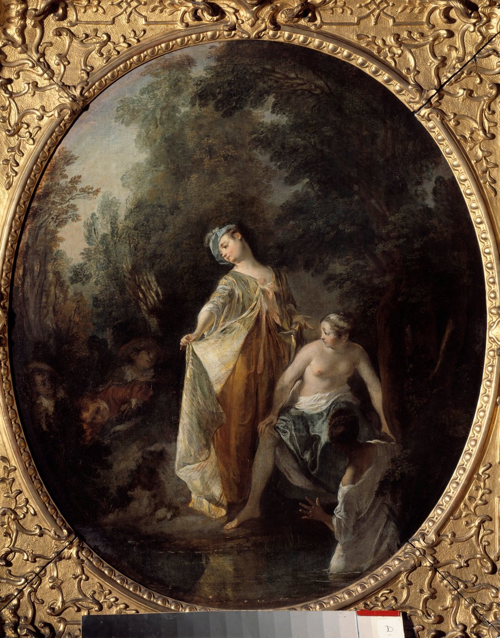 Los bañistas. Pintura de Nicolas Lancret (1690-1743) de Nicolas Lancret