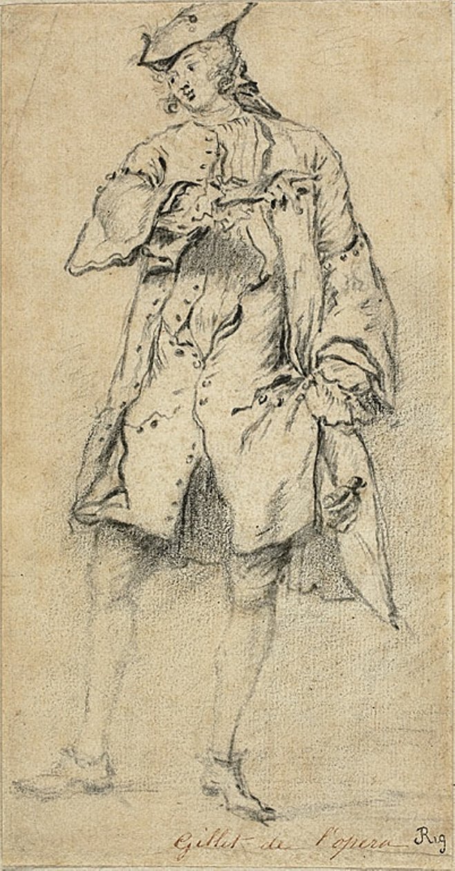 Joven de pie de Nicolas Lancret