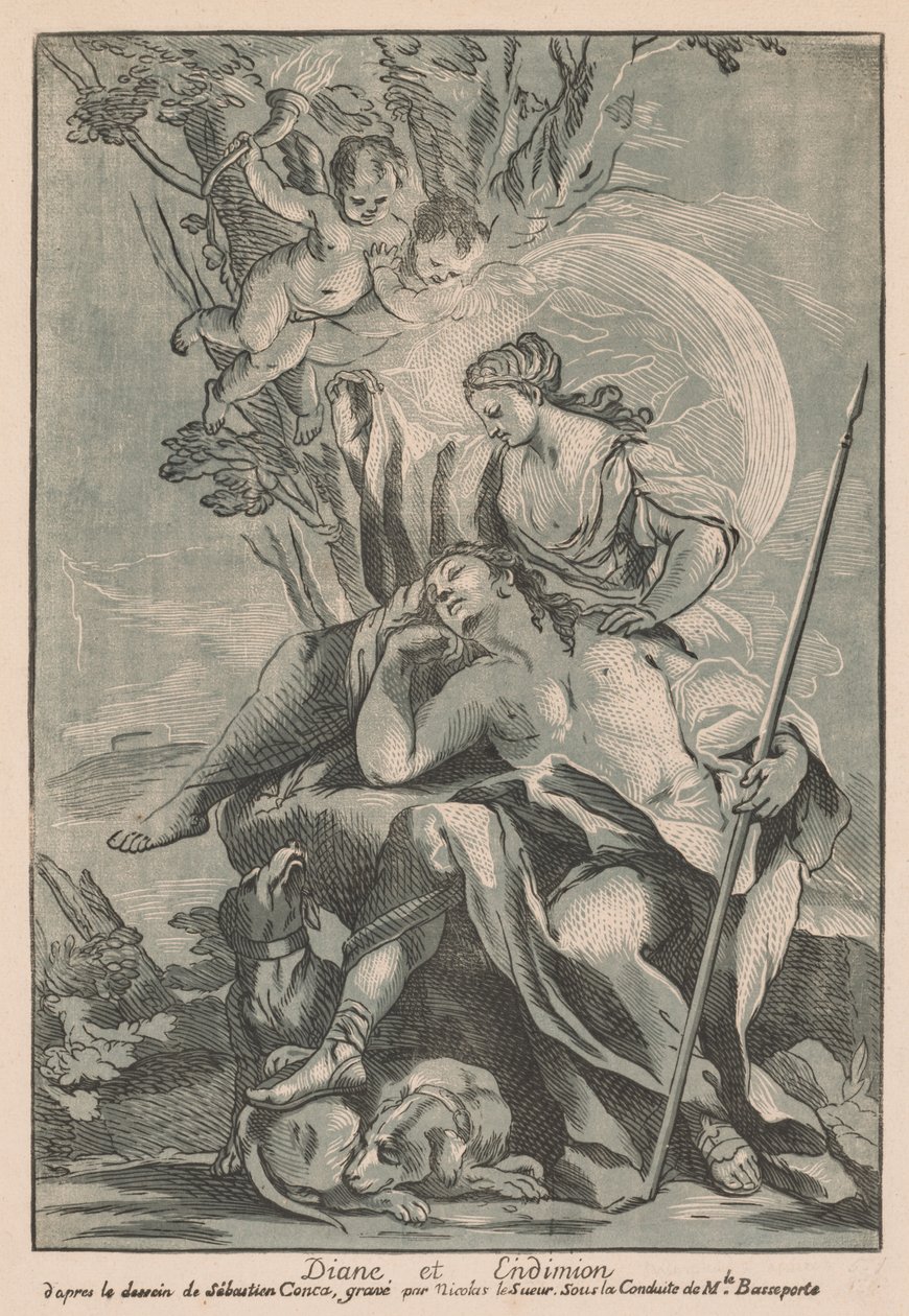 Diana y Endimión de Nicolas LeSueur