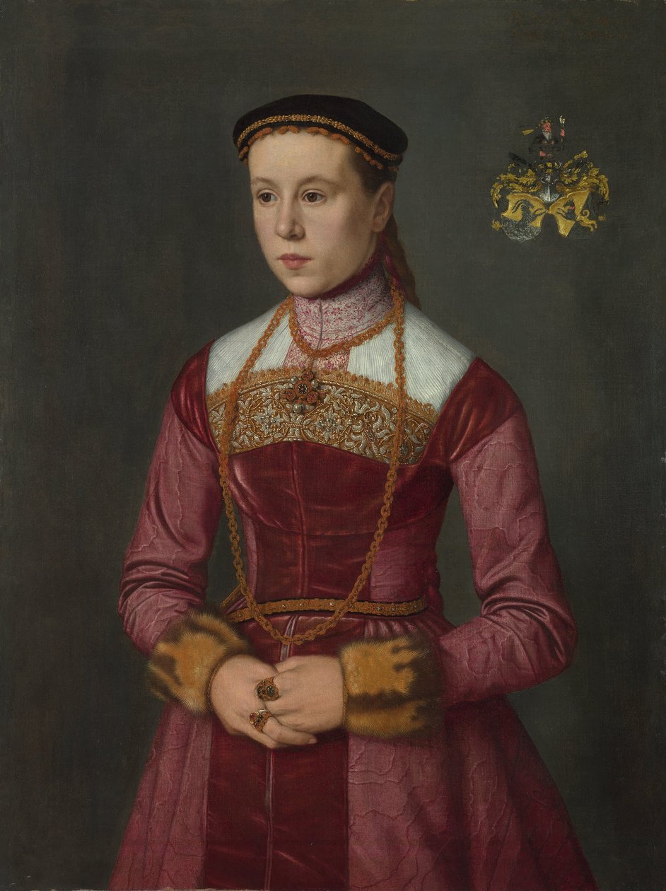 Retrato de una Joven Dama de Nicolas Neufchatel