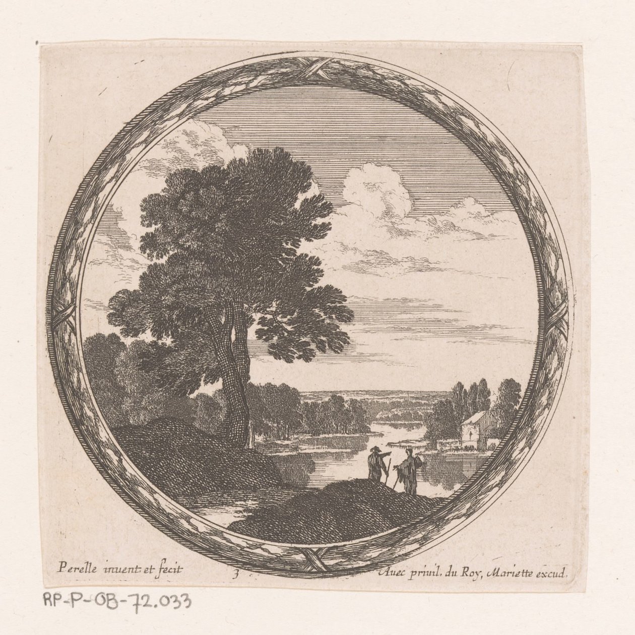paisaje fluvial de Nicolas Perelle
