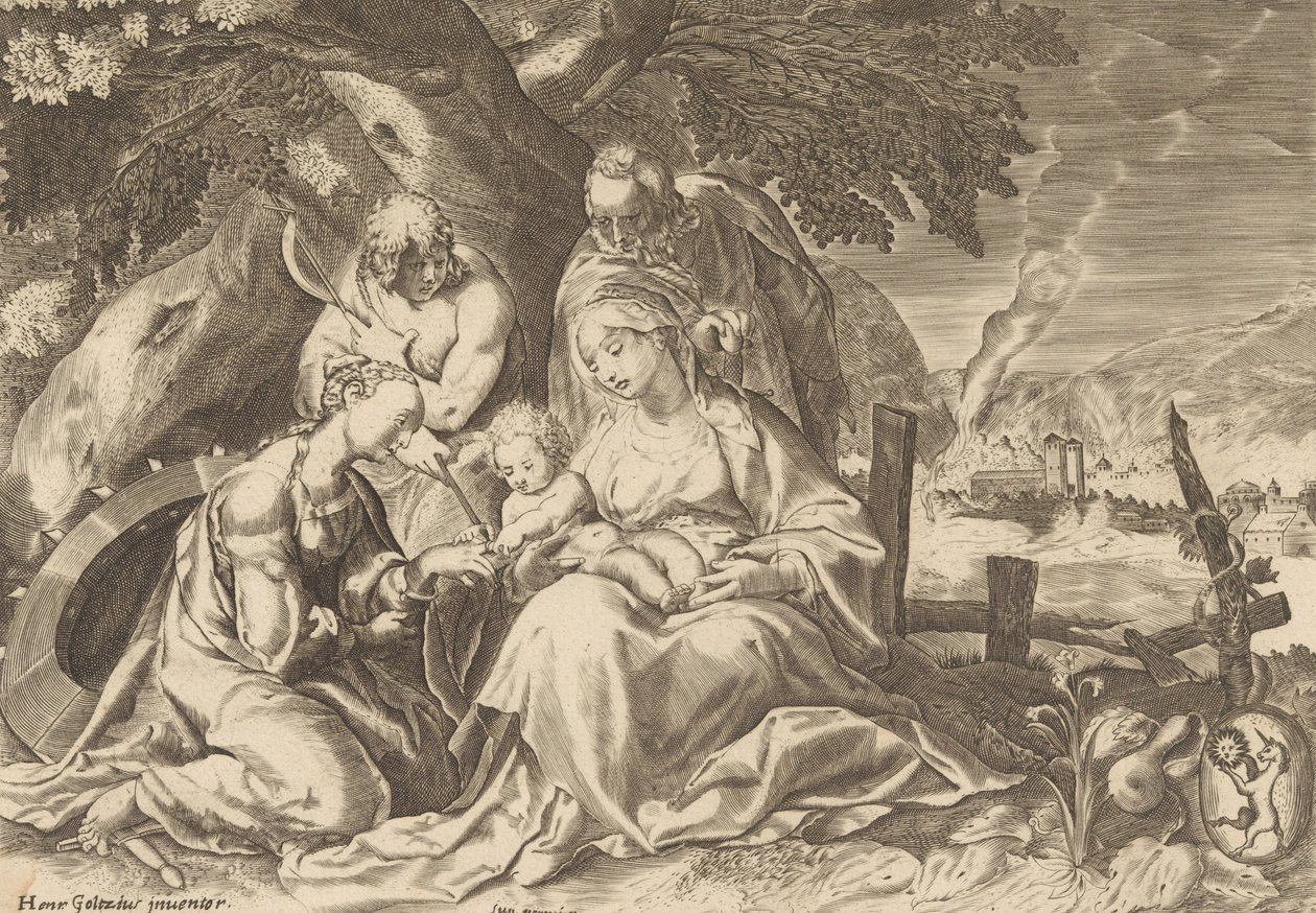 El desposorio de Santa Catalina de Nicolas Perrey