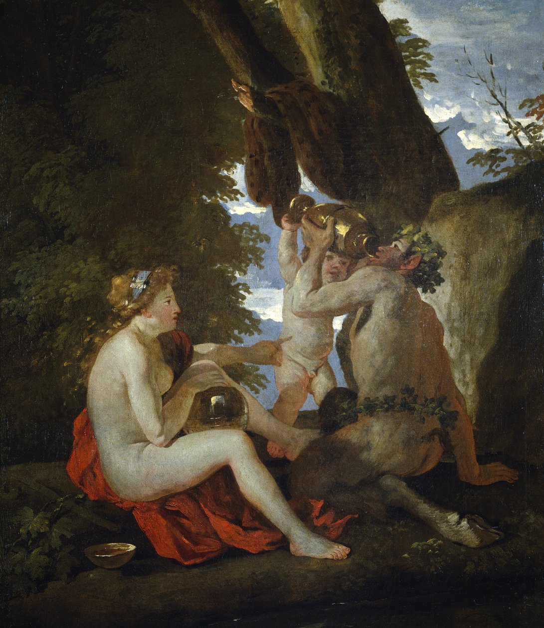 Escena báquica, 1626-1628 de Nicolas Poussin