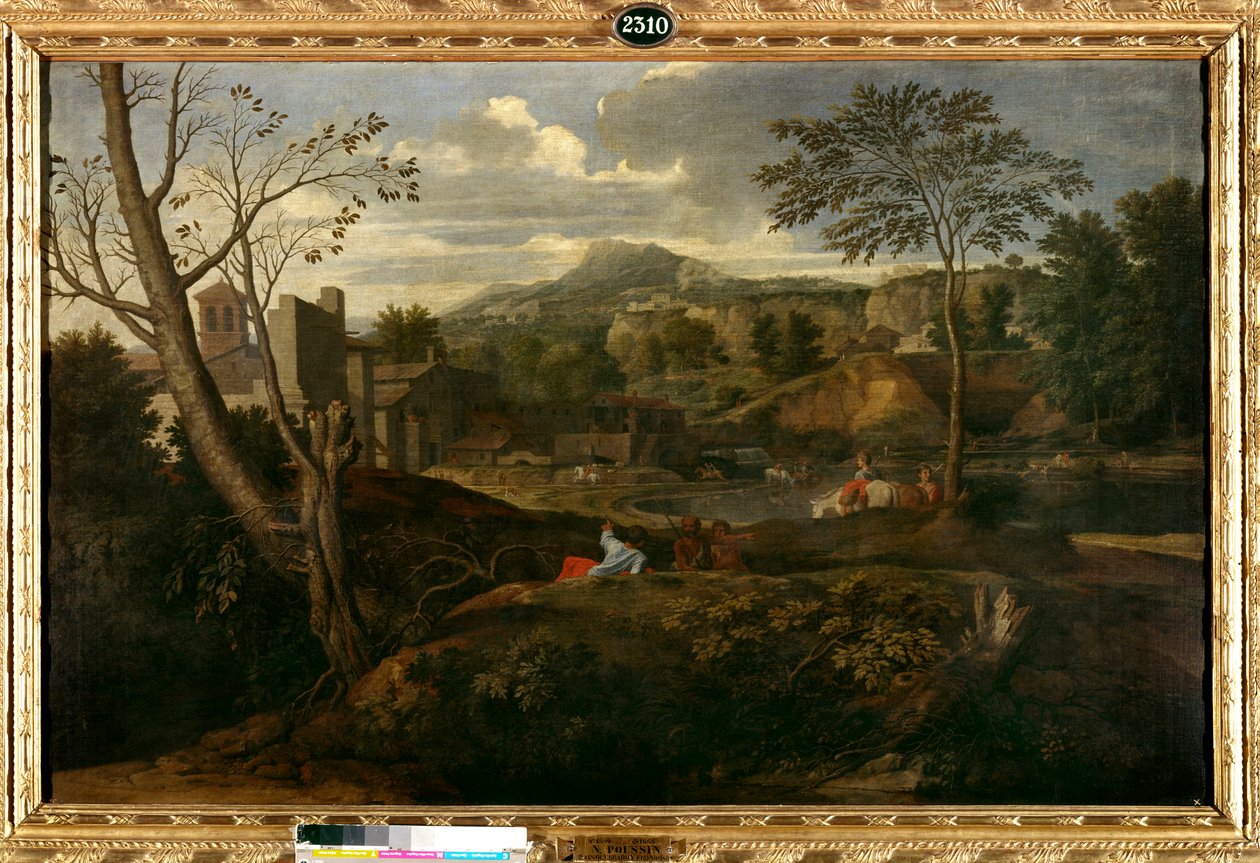 Paisaje ideal de Nicolas Poussin