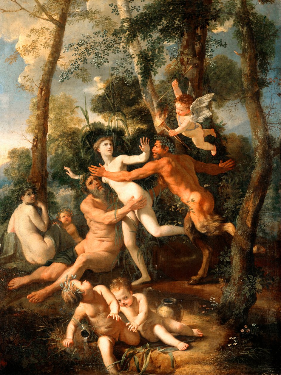 Pan y Siringa de Nicolas Poussin