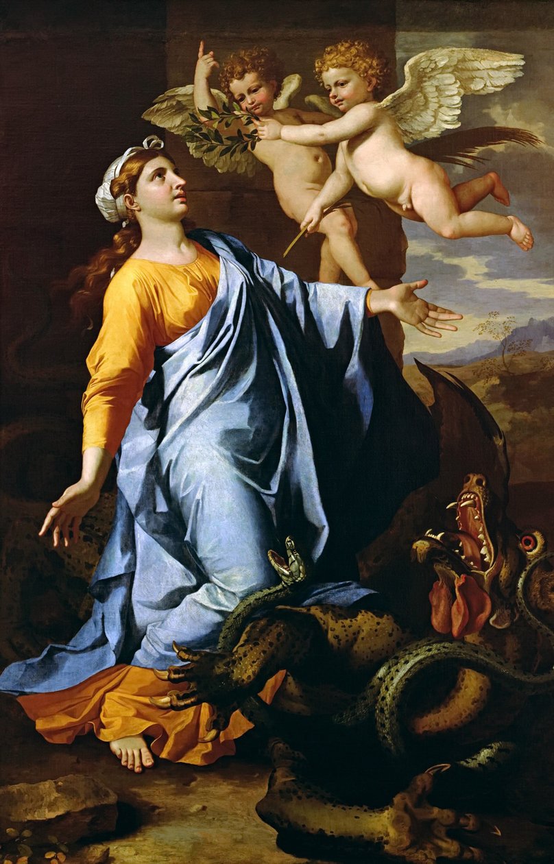 Santa Margarita, ca 1638 de Nicolas Poussin