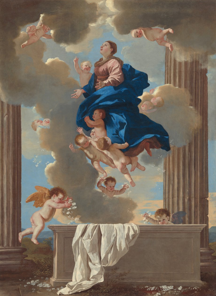 La Asunción de la Virgen de Nicolas Poussin