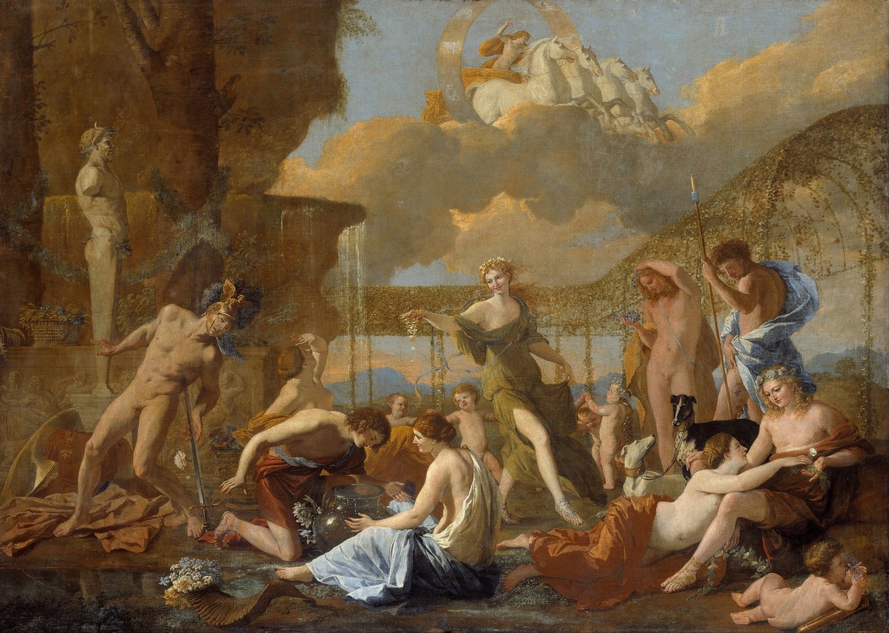 El Imperio de Flora, 1631 de Nicolas Poussin