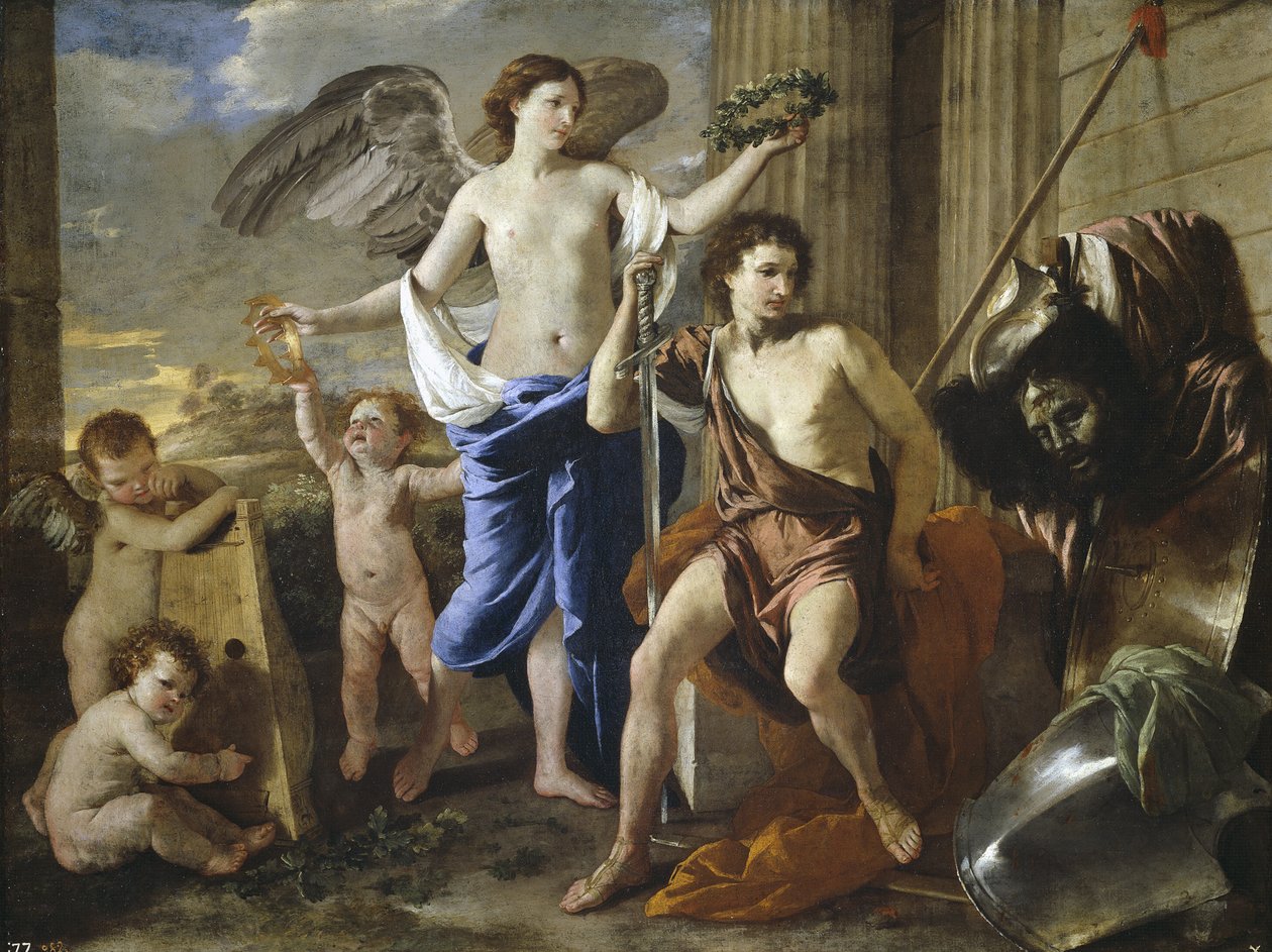 El triunfo de David de Nicolas Poussin