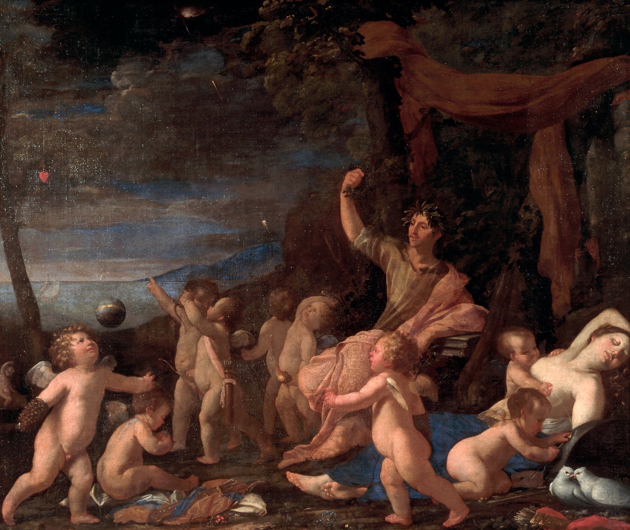 El triunfo de Ovidio de Nicolas Poussin
