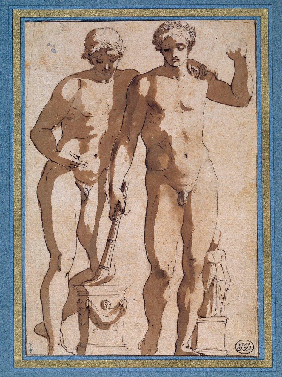 Dos atletas de Nicolas Poussin
