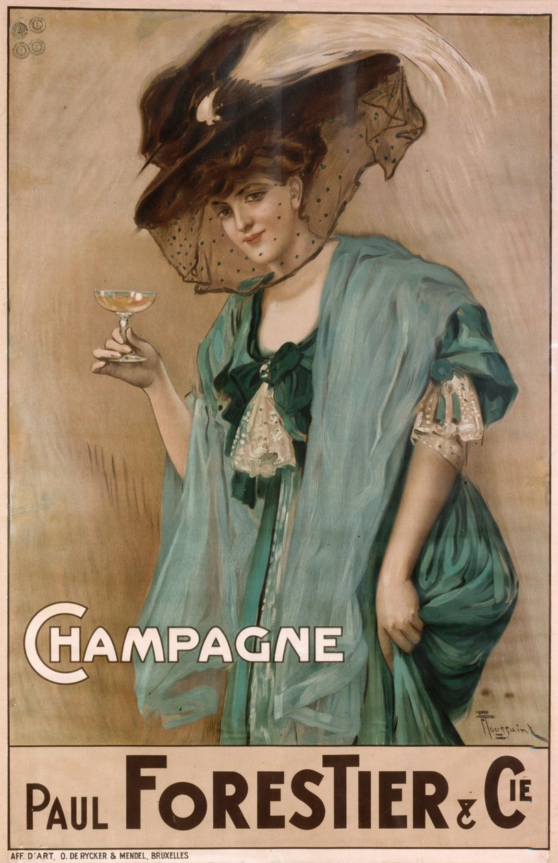 Champagne, siglo XIX de Nicolas Toussaint Charlet