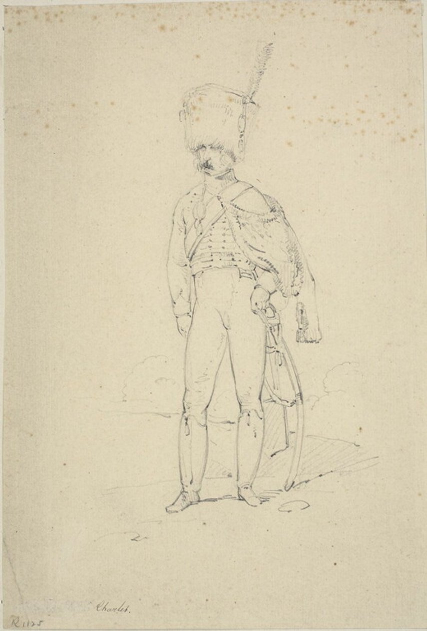 Húsar de pie de Nicolas Toussaint Charlet