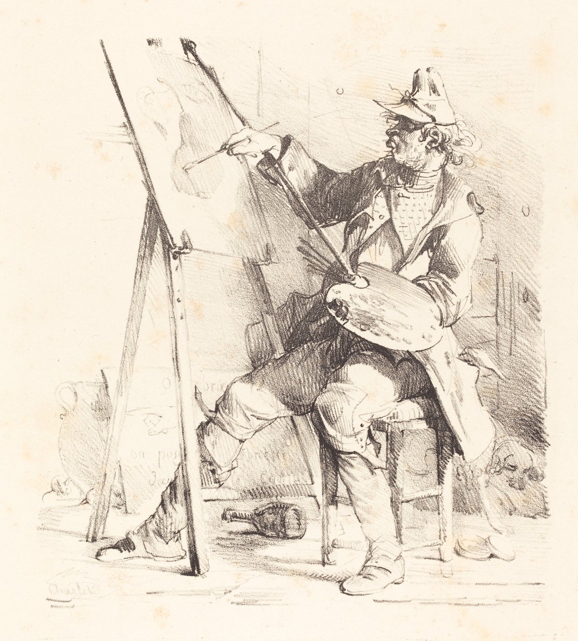 El Pintor de Señales de Nicolas Toussaint Charlet
