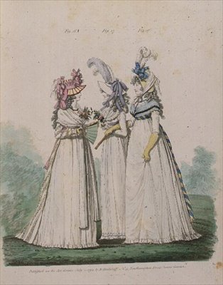 Vestidos de mañana, figs. 16 de Nicolaus von Heideloff