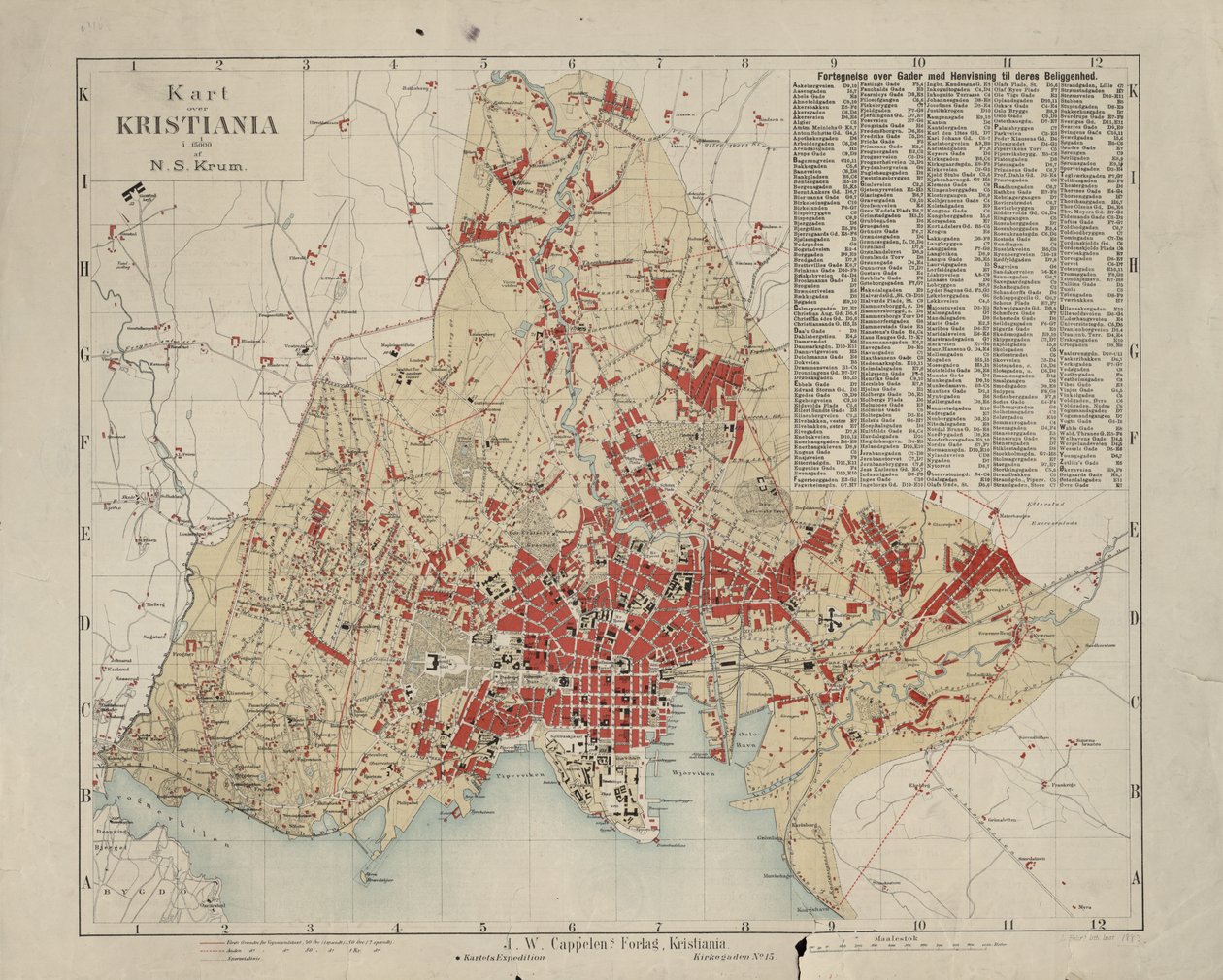 Mapa de la colección de mapas de la Biblioteca Nacional de Nicolay Solner Krum