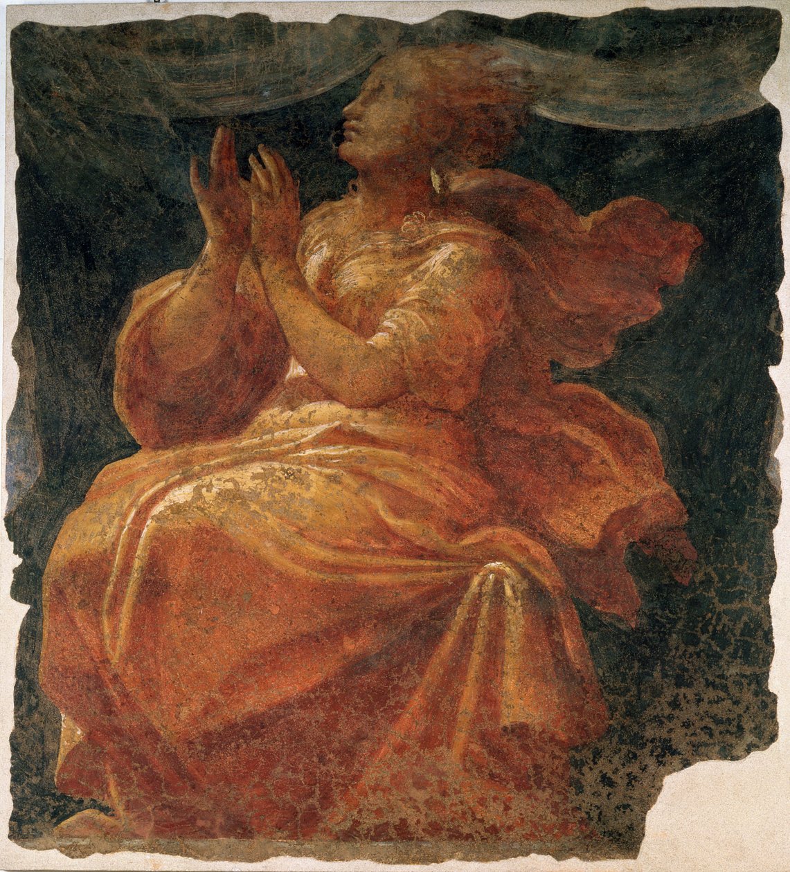 Figura alegórica de una Virtud de Nicolo dell and Fontana, Alberto Abate