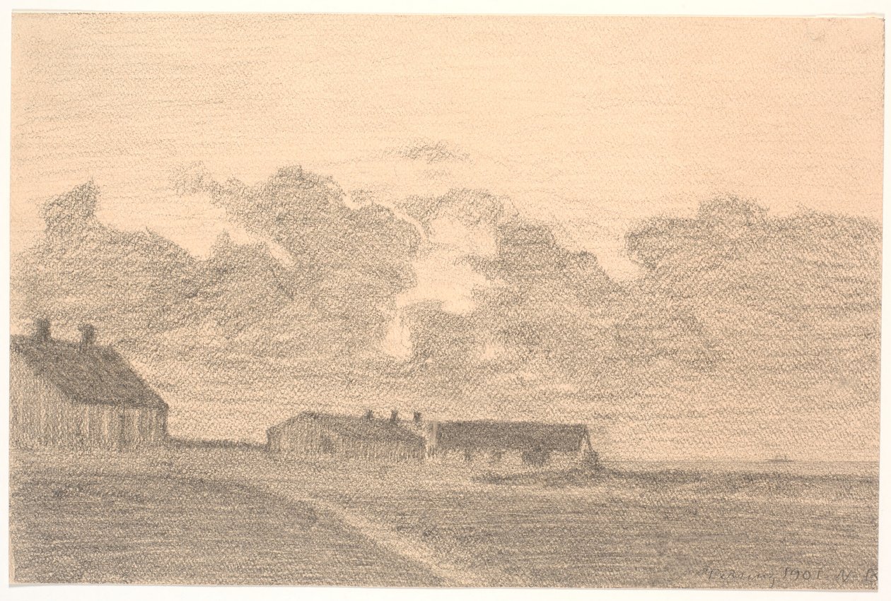 La vieja posada en Ferring de Niels Jakob Jakobsen Bjerre