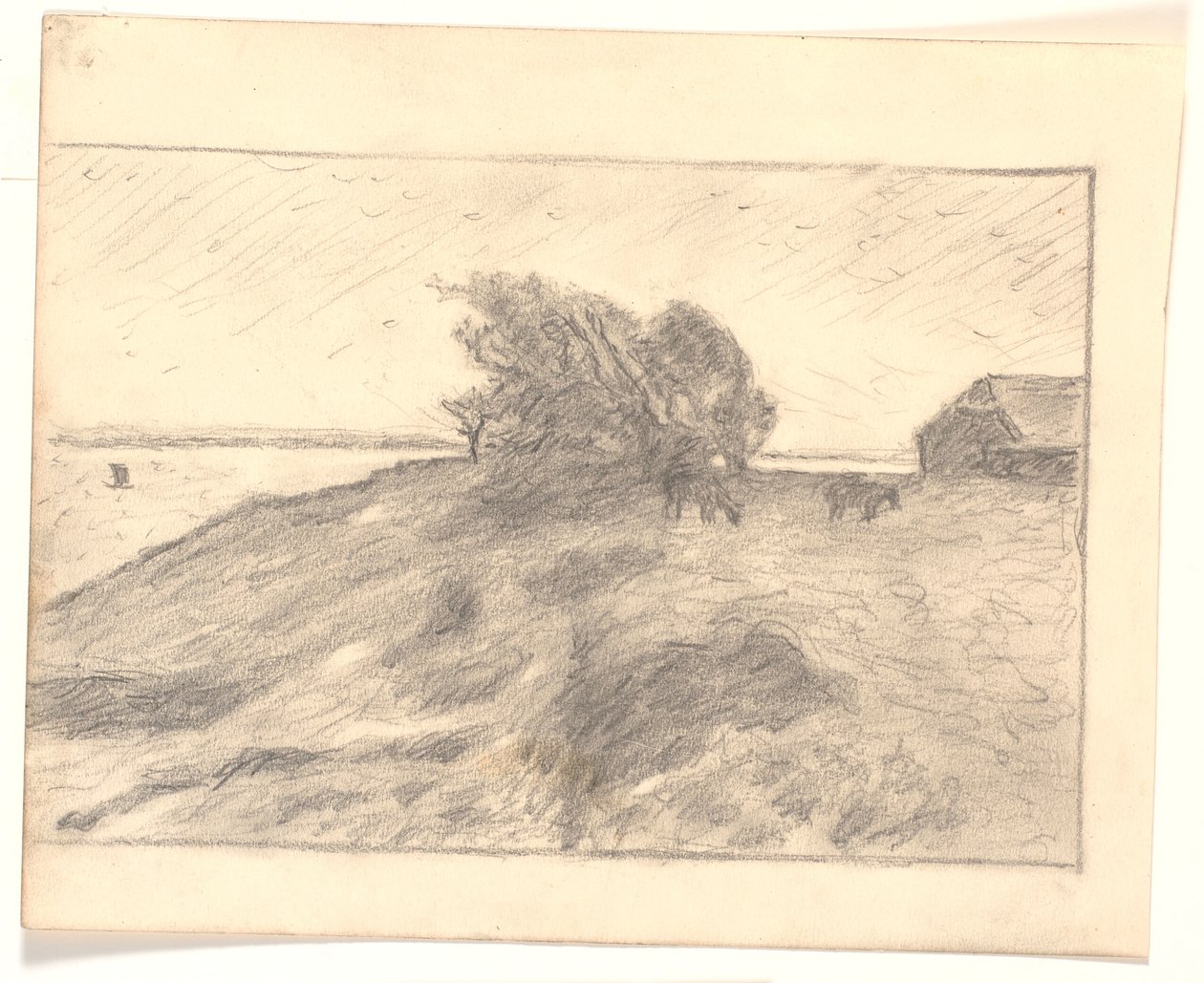Vista en Vejbjerggaard con Venø de Niels Jakob Jakobsen Bjerre