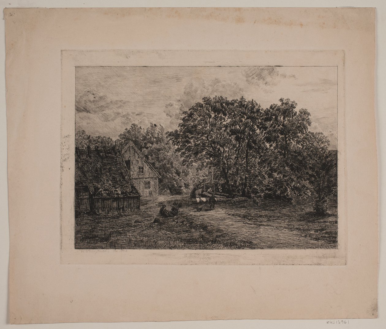 "Kvarnen". Molino de agua en Halland de Niels Skovgaard