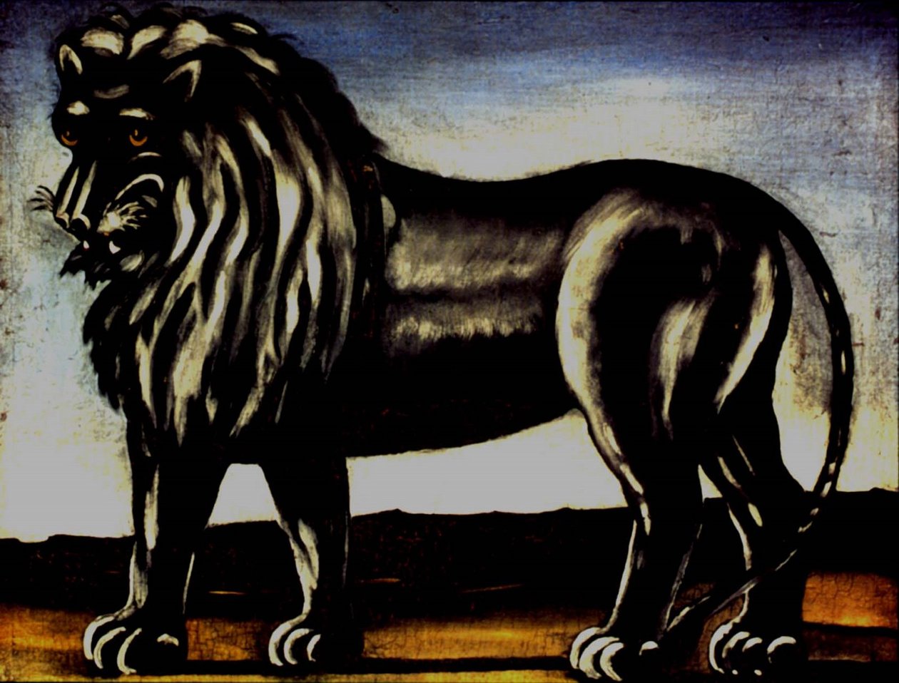 León Negro de Niko Pirosmani