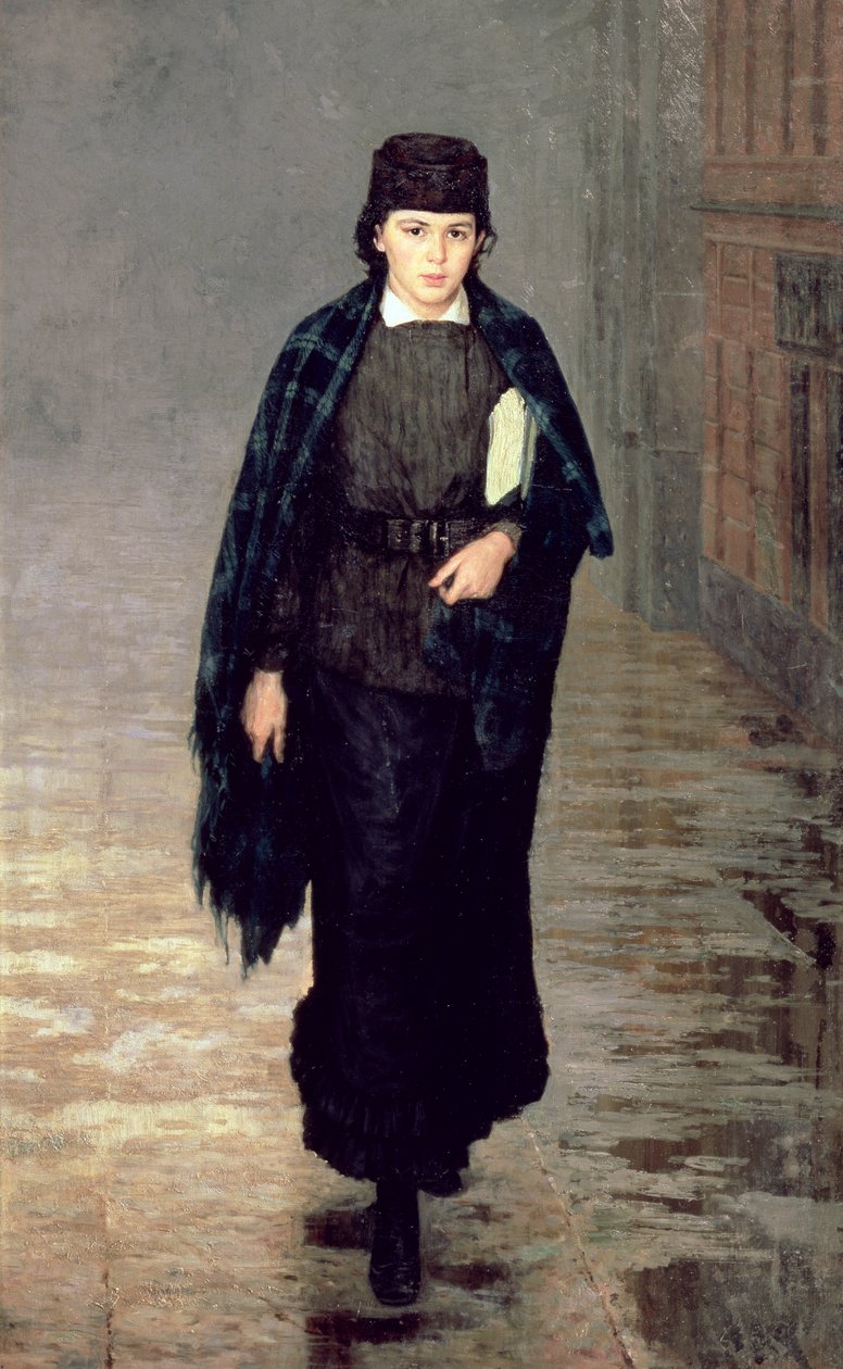Un Estudiante, 1883 de Nikolai Aleksandrovich Yaroshenko